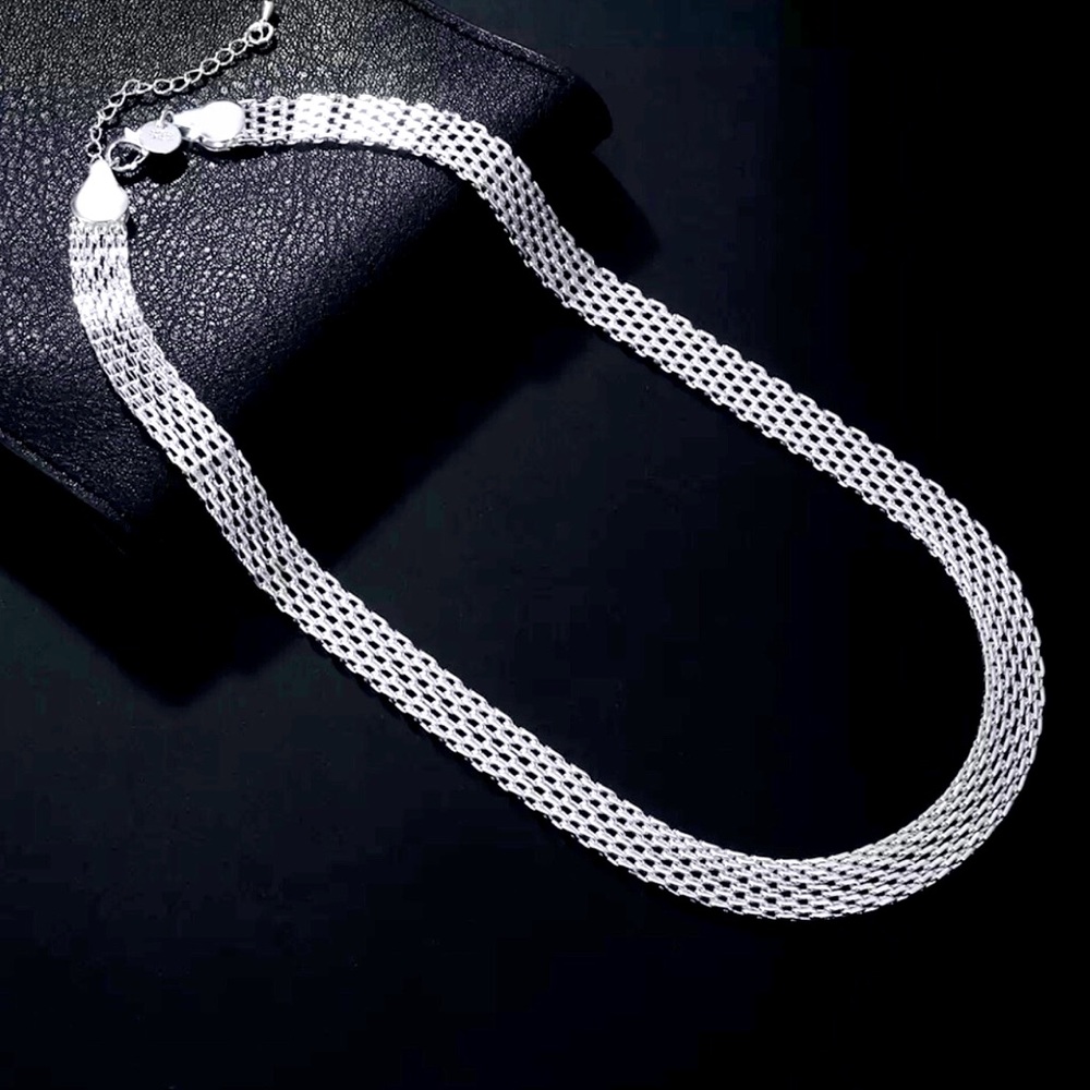 ✨.925 Sterling Silver Layered Necklace ✨✨